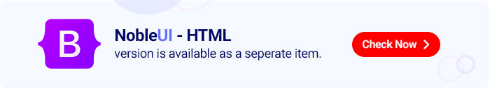 Click here for NobleUI - HTML5 version