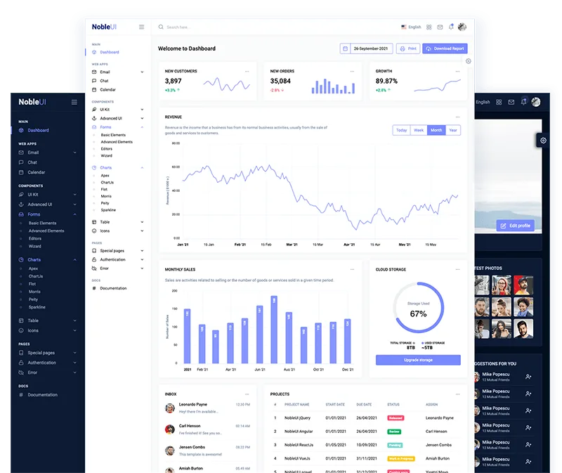 Dashboard preview